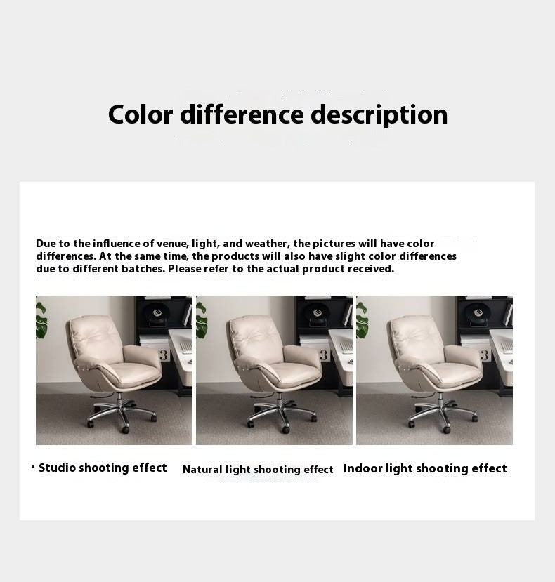 Leather Computer Soft Backrest Office Chair