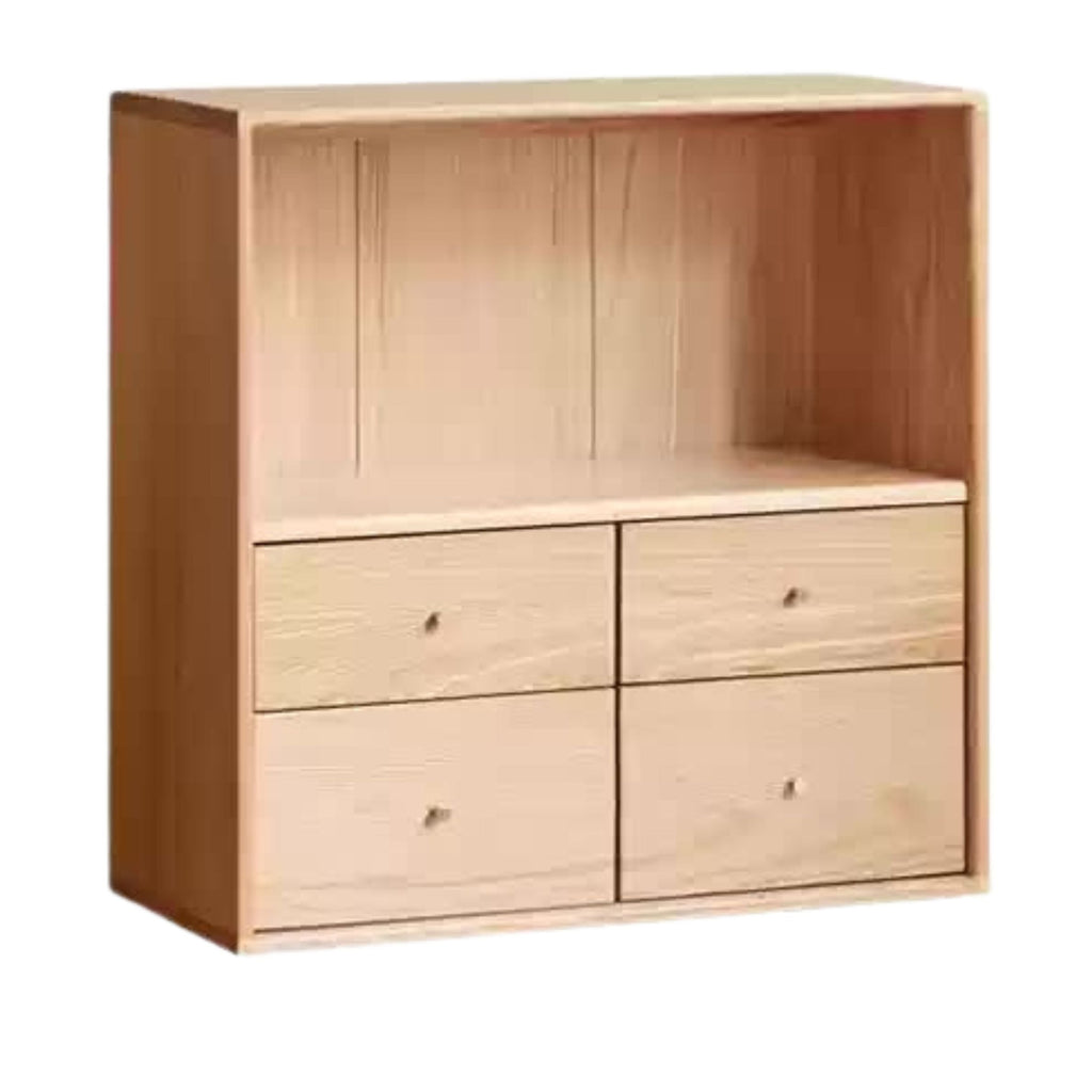 Oak Solid Wood Modern Free Combination Bookshelf