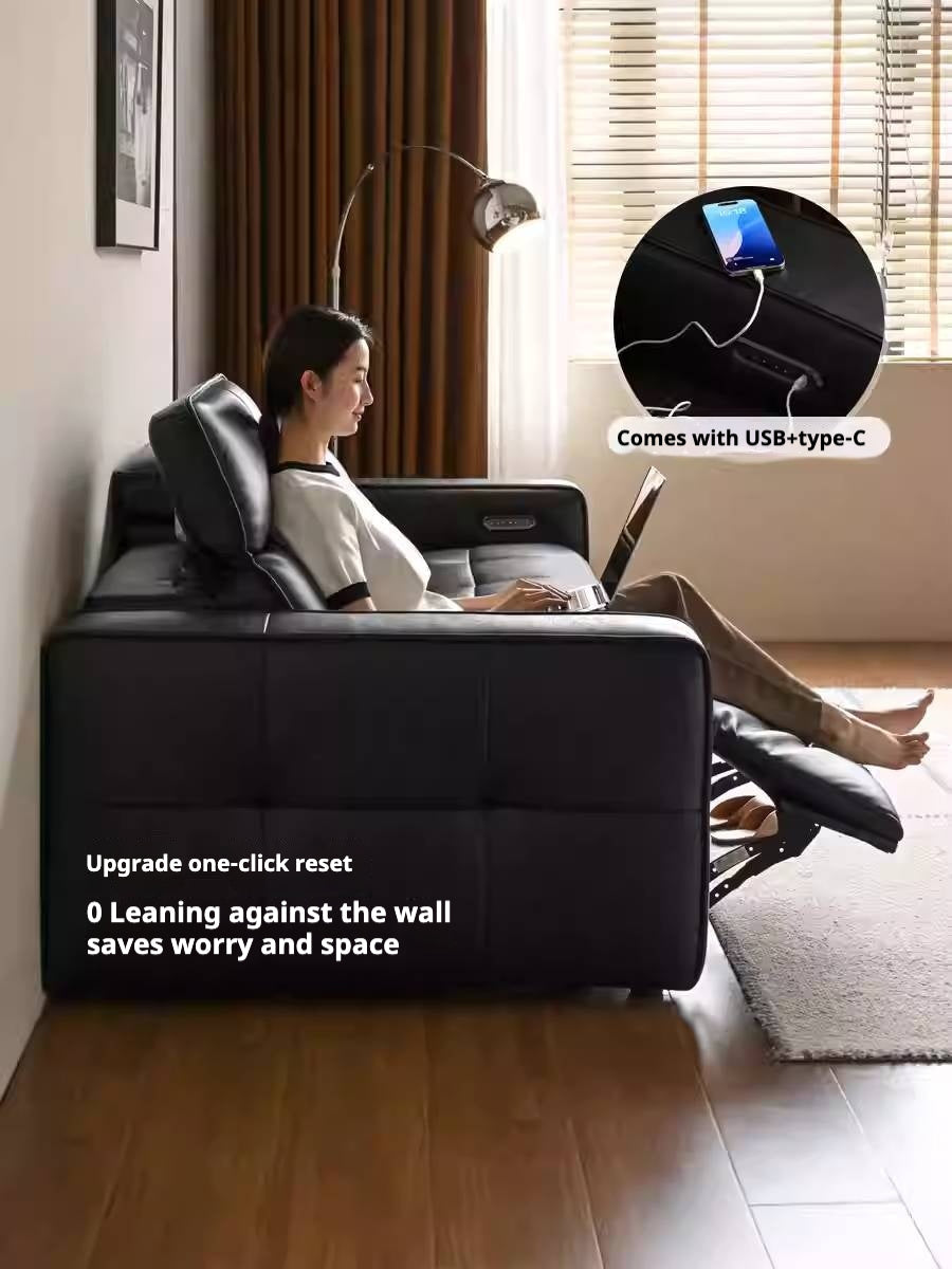 Leather Modern Style Electric Sofa