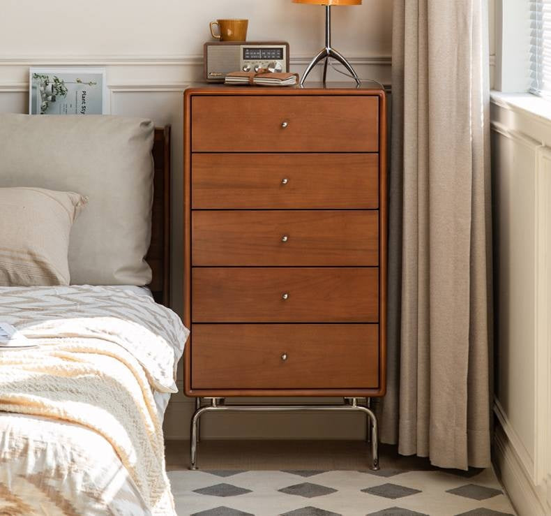 Poplar Solid Wood Ancient Style Wall Drawer Cabinet