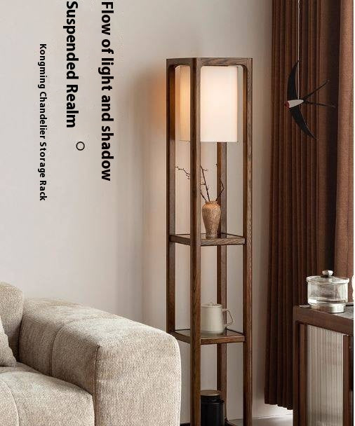 Oak Solid Wood Storage Rack