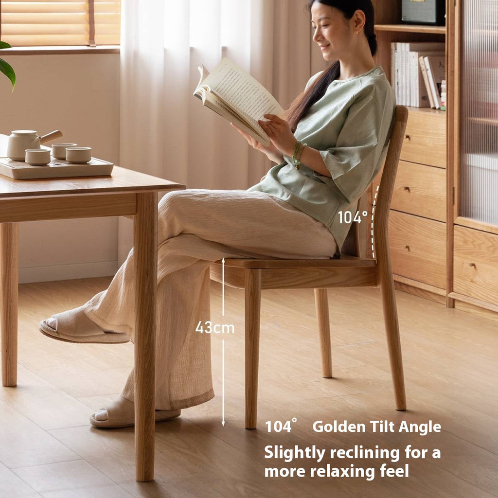 Oak Solid Wood New Chinese Style Dining Chair