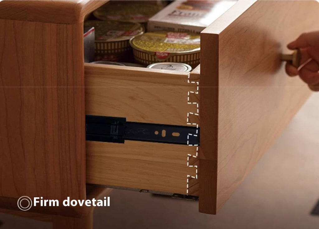 Cherry Solid Wood Medieval Style Coffee Table