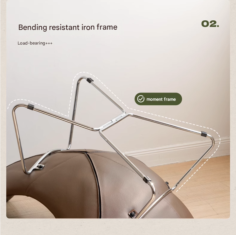 Fabric Eggshell Modern Chair