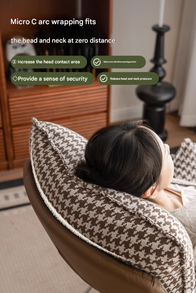 Fabric Eggshell Modern Chair