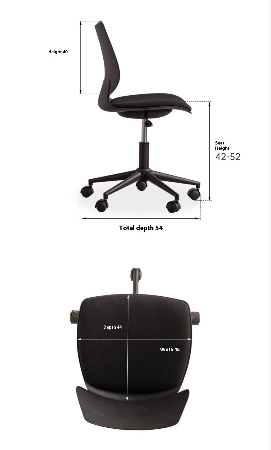 Fabric Adjustable And Casual Office Chair