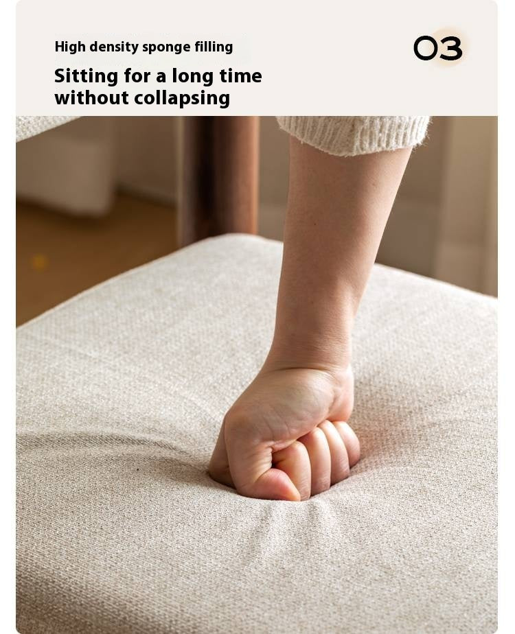 Black Walnut, Oak Solid Wood Tea Chair