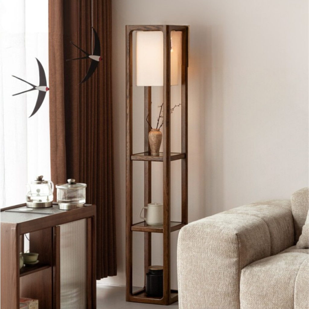 Oak Solid Wood Storage Rack