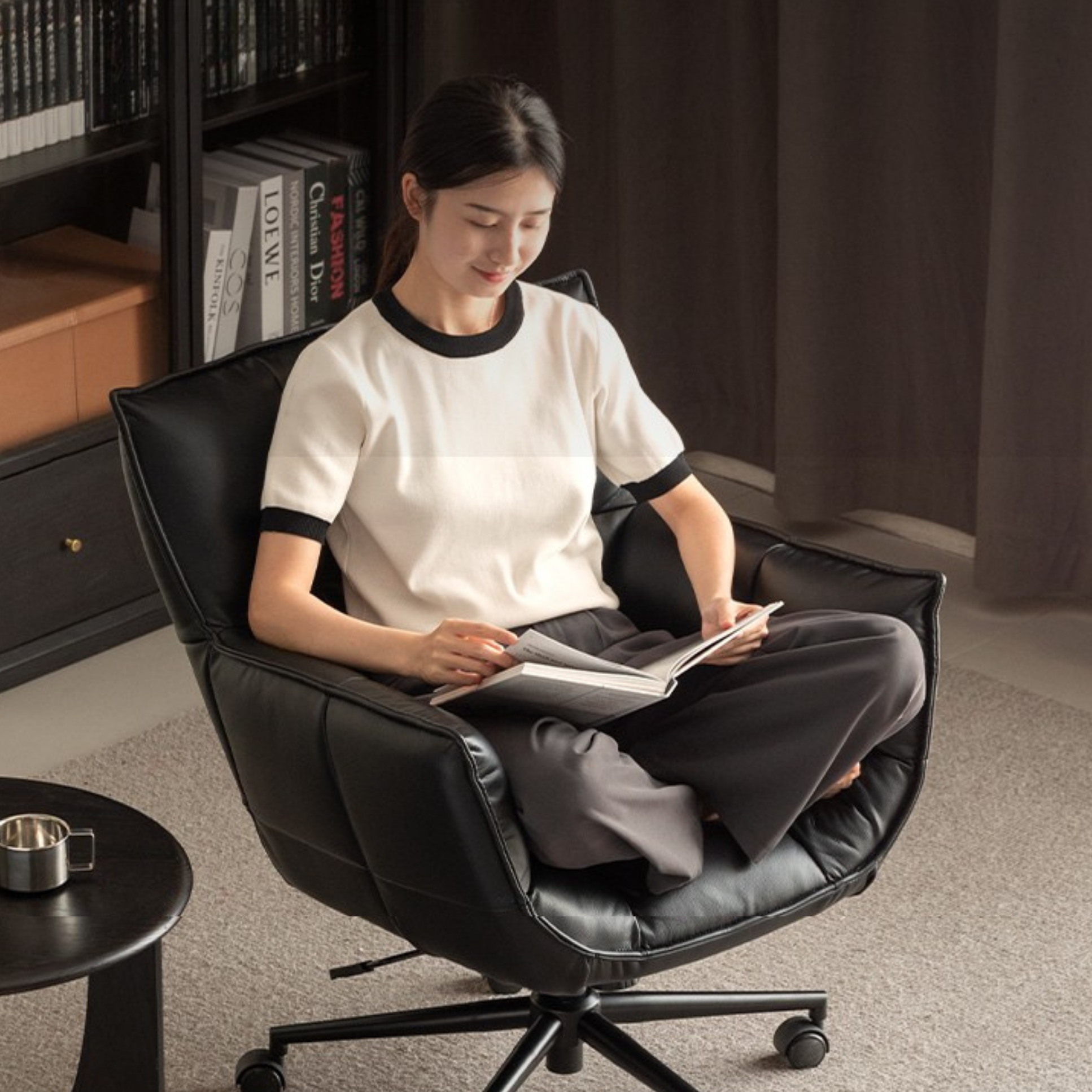 Computer Italian Light Luxury Lift Office Chair