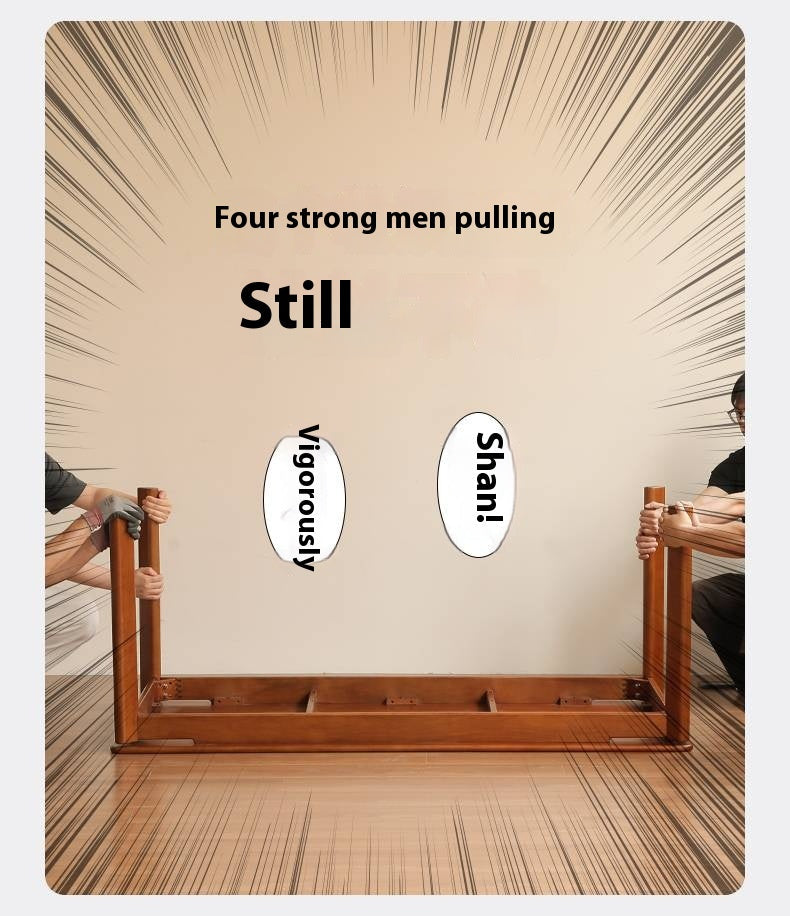 Poplar Solid Wood Antique Style Dining Table