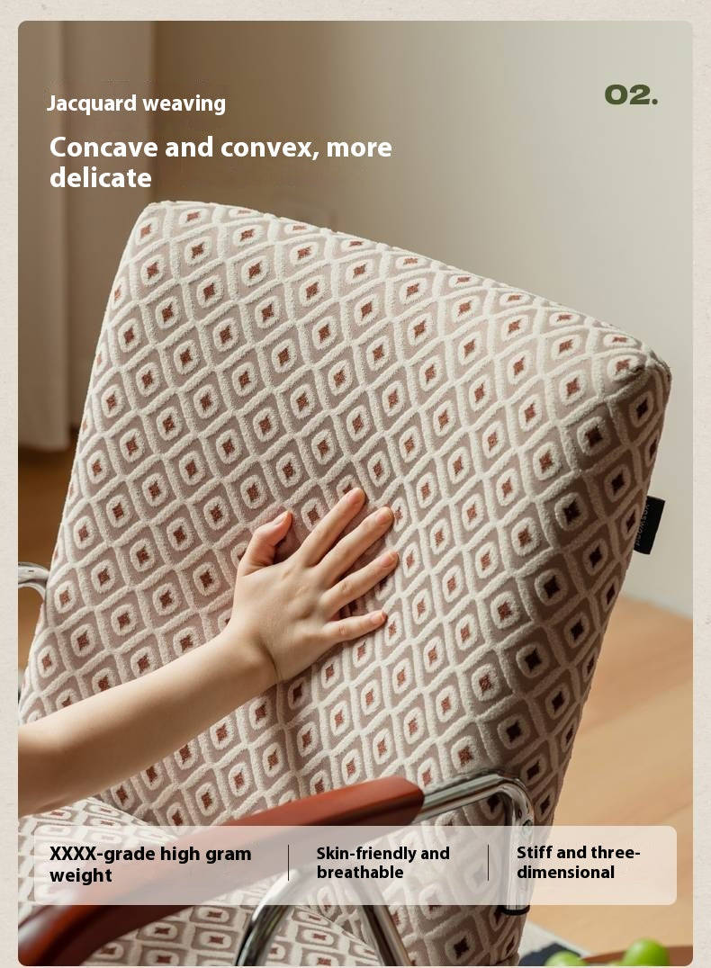 Beech Solid Wood Fabric Sofa Chair