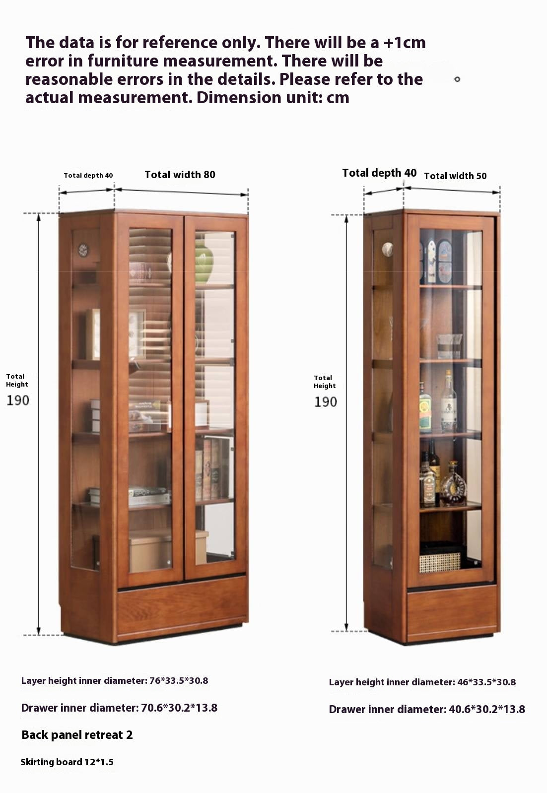 Poplar Solid Wood Antique Medieval Style Bookshelf