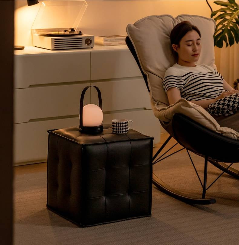 Leather Modern Simple Style Dressing Stool