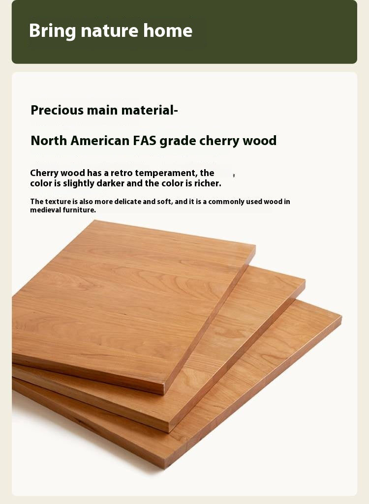 Cherry, Ash Solid Wood Ancient Style Ultra Thin Side Cabinet