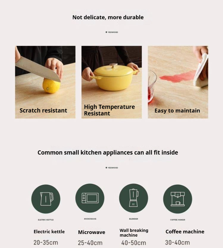 Black Walnut Solid Wood Dining Cabinet Antique Style Rock Board