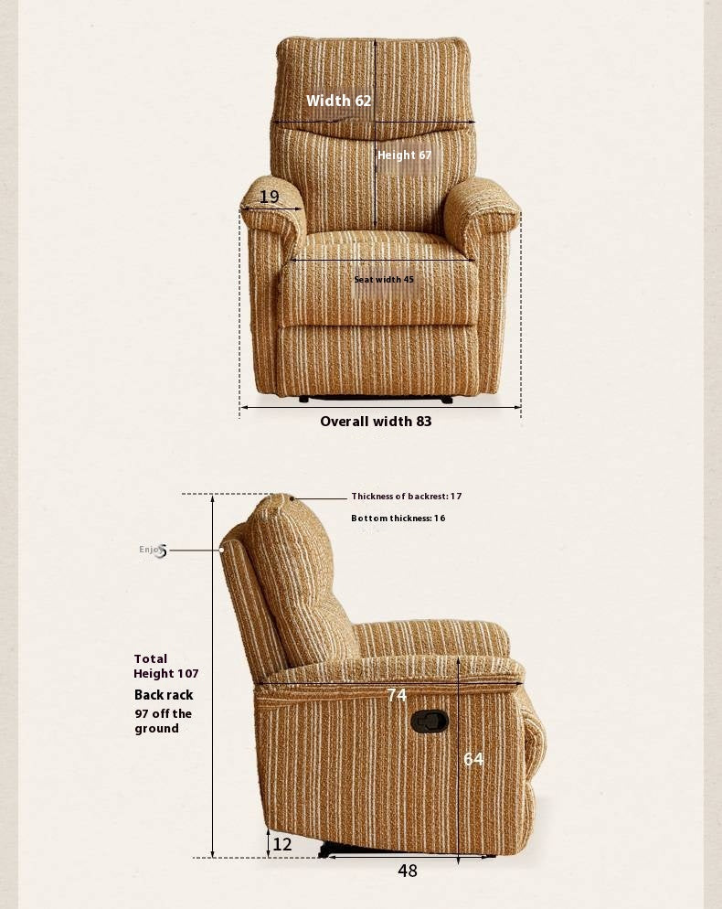 Fabric Modern Style Armchair