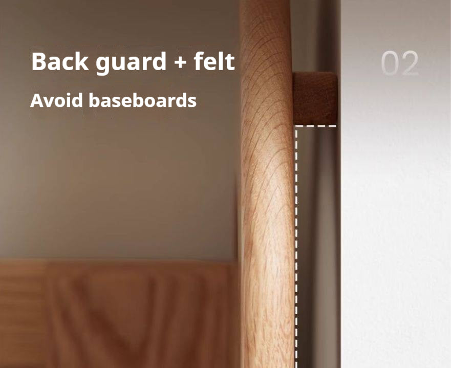 Oak Solid Wood Bookshelf Household Corner  Storage Rack