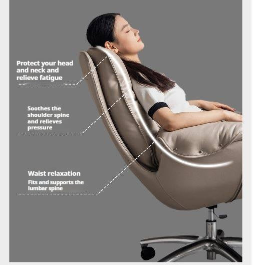 Leather Computer Soft Backrest Office Chair