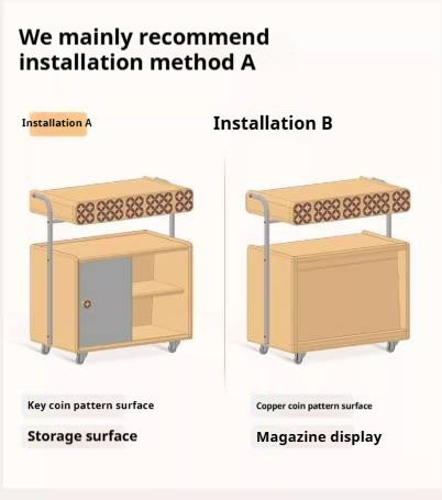 Poplar Solid Wood French Medieval Style Mobile Side Cabinet