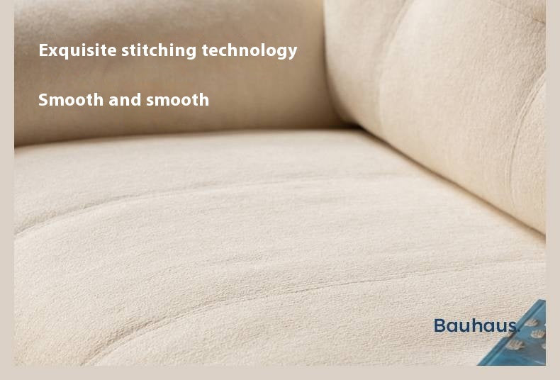 Ash Solid Wood Fabric, Leather Sofa