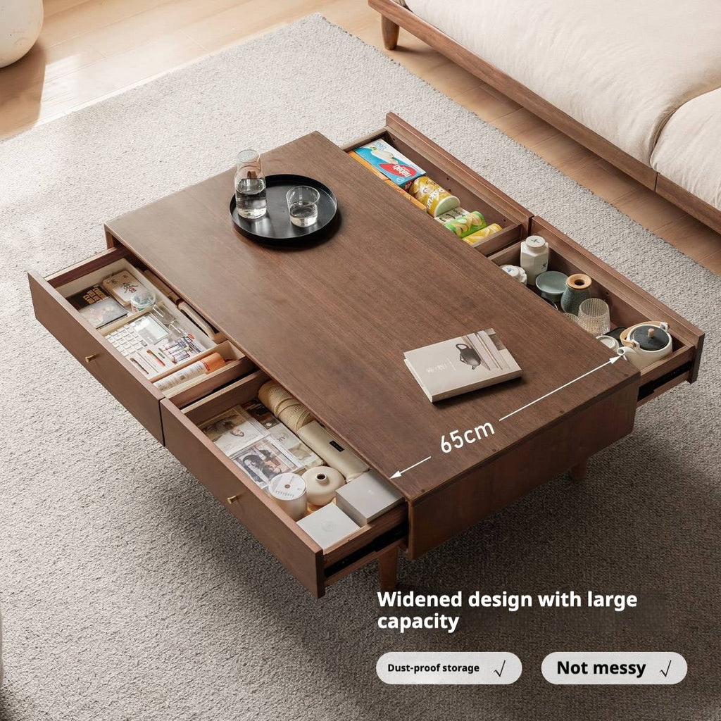 Black Walnut Solid Wood Coffee Table