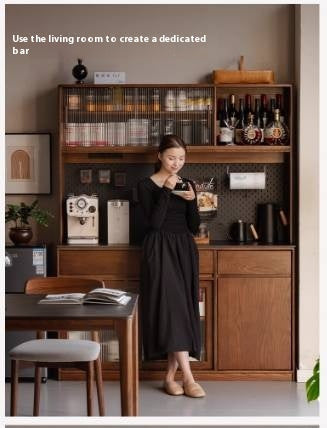 Oak Solid Wood Sideboard Cabinet