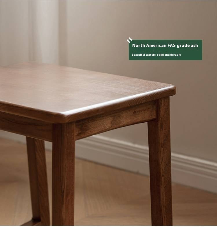 Ash Solid Wood Modern and Simple Style Tea Stool