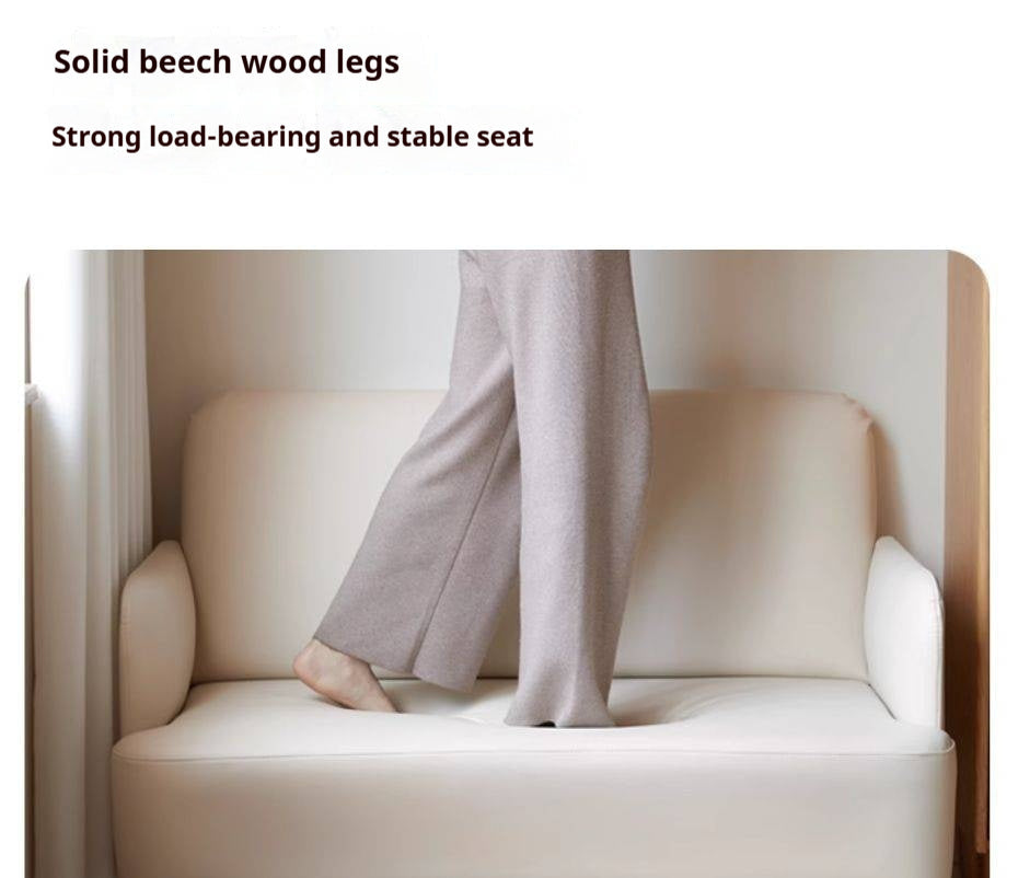 Beech Solid Wood Technology Cloth Sofa