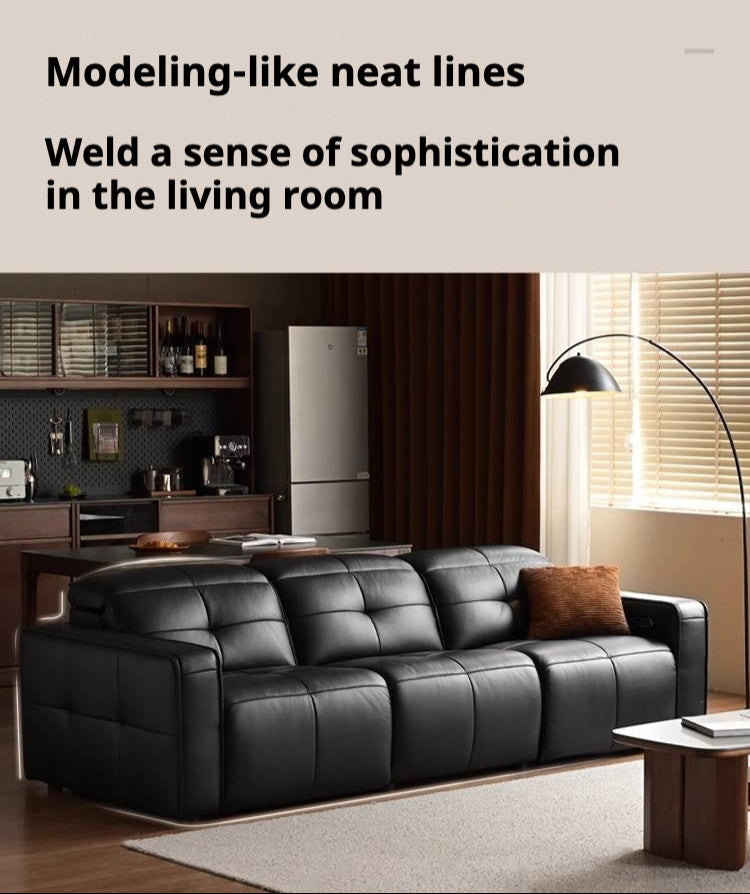 Leather Modern Style Electric Sofa