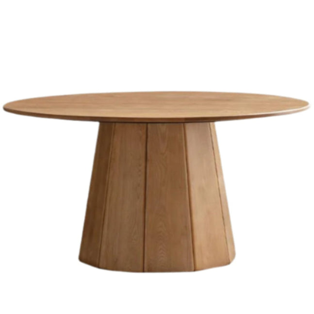 Ash Solid Wood Round Dining Table