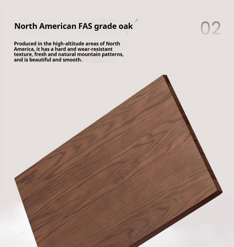 Oak Solid Wood Modern Dining  Table