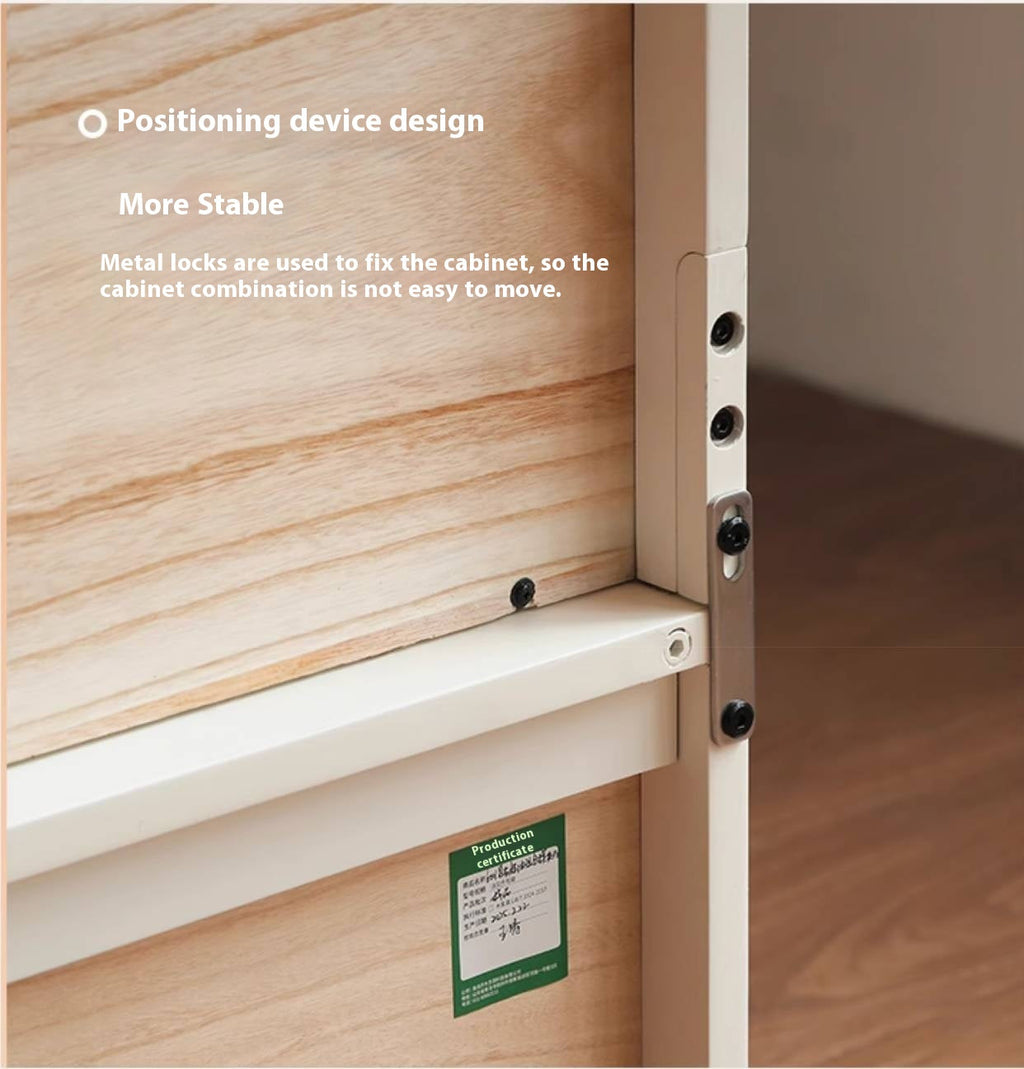 Rubber, Oak Solid wood Module Combination TV Stand.