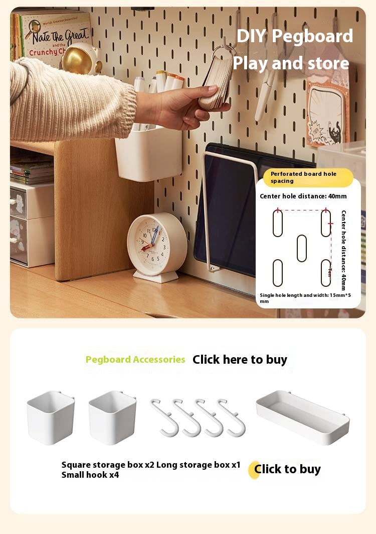 Beech Solid Wood Kids Learning Desk with Eye Protection Lamp