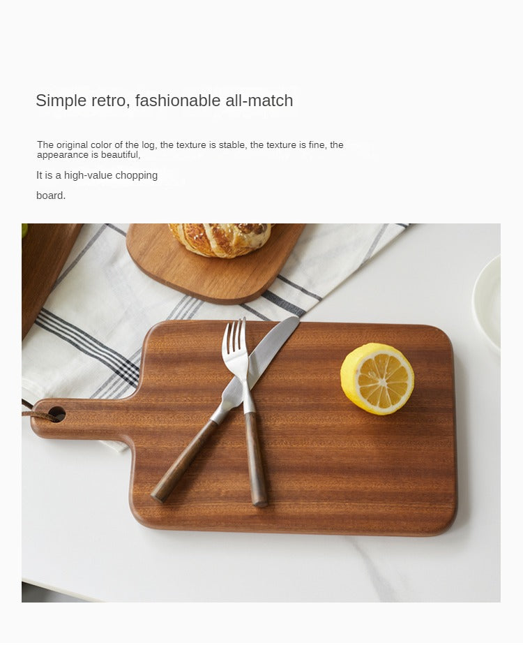 Ebony Wood Chopping Board Antibacterial And Mildew-Proof