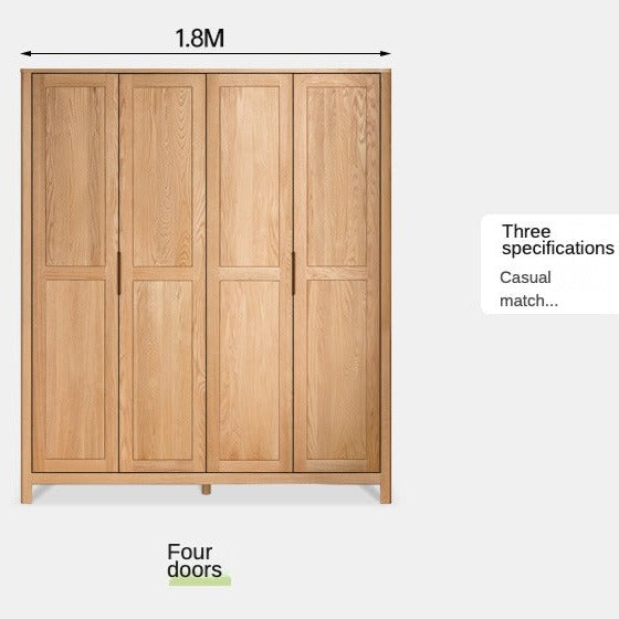 Oak solid wood Wardrobe-USA.