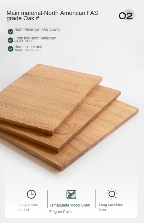 Oak solid wood Dressing Table Telescopic -USA