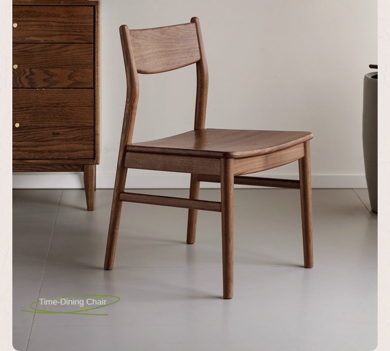 Set pcs 4 Black Walnut, Ash, Oak, Beech, Sandalwood, White Oak Solid Wood Dining Chair