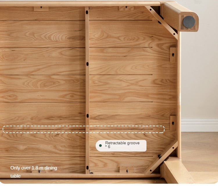 Oak Solid Wood Long Dining Table