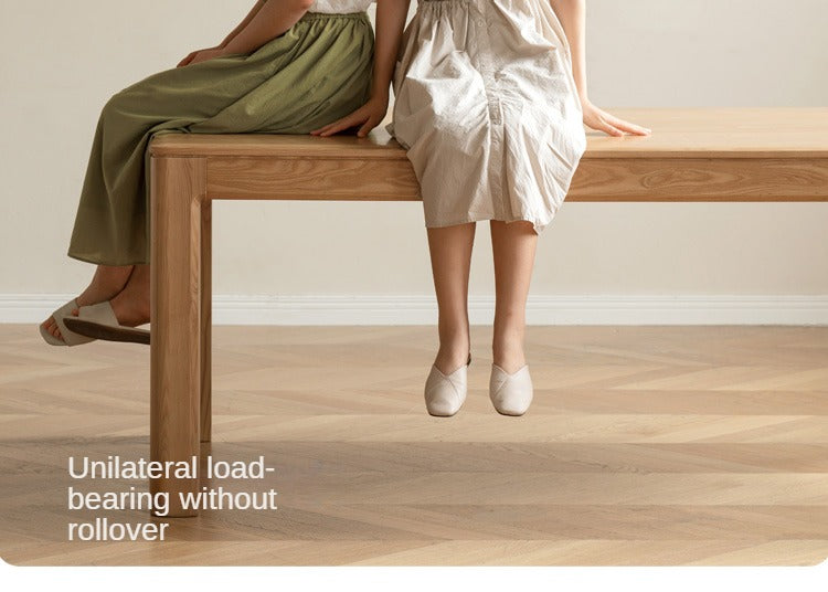 Ash, Oak Solid Wood Long Dining Table