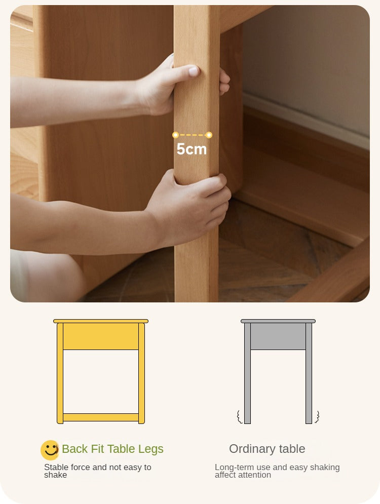 Beech Solid Wood Children's Desk