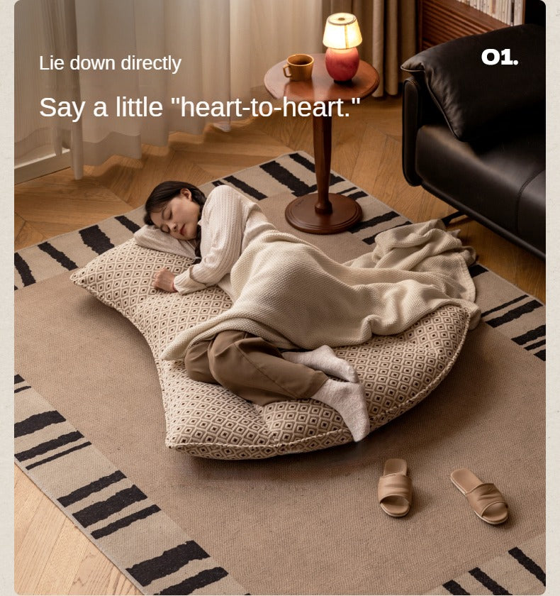 Fabric Rocking Retro Lazy Eggshell Chair