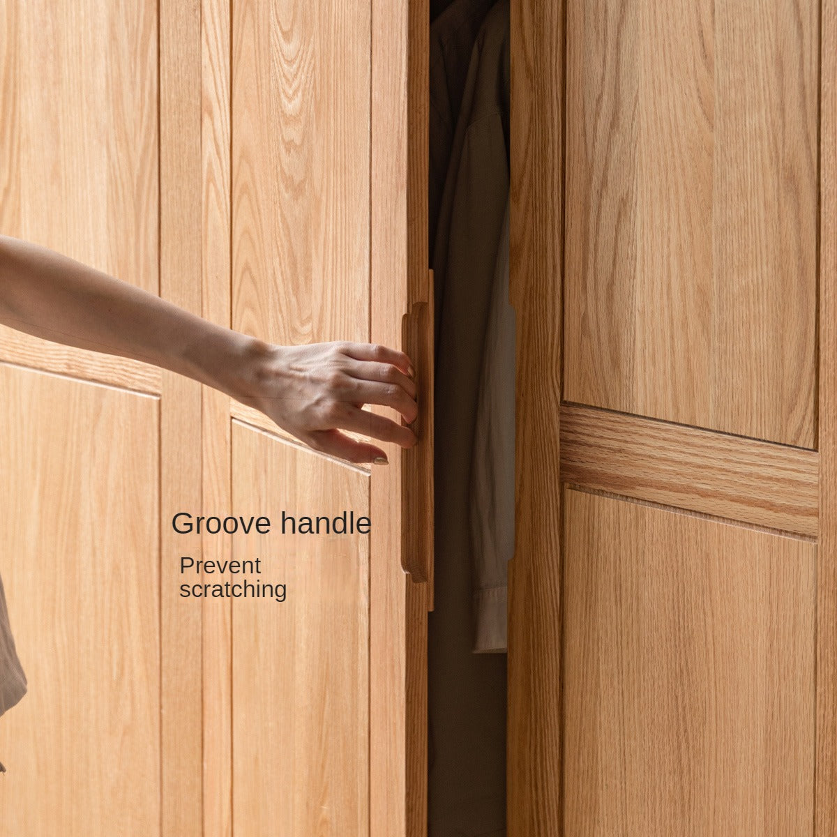 Oak solid wood Wardrobe-USA.