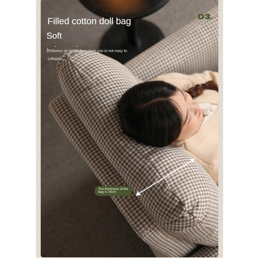 Fabric Modern Retractable Lounge Chair