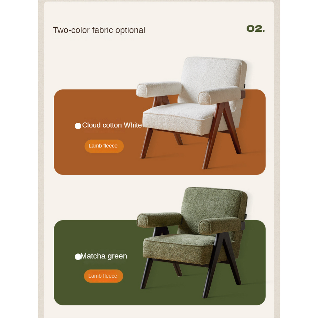 Beech, Oak Solid Wood Vintage Retro Chair