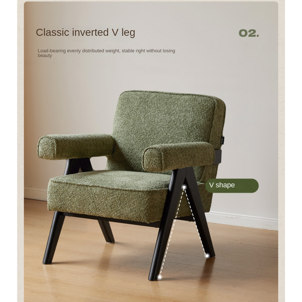 Beech, Oak Solid Wood Vintage Retro Chair