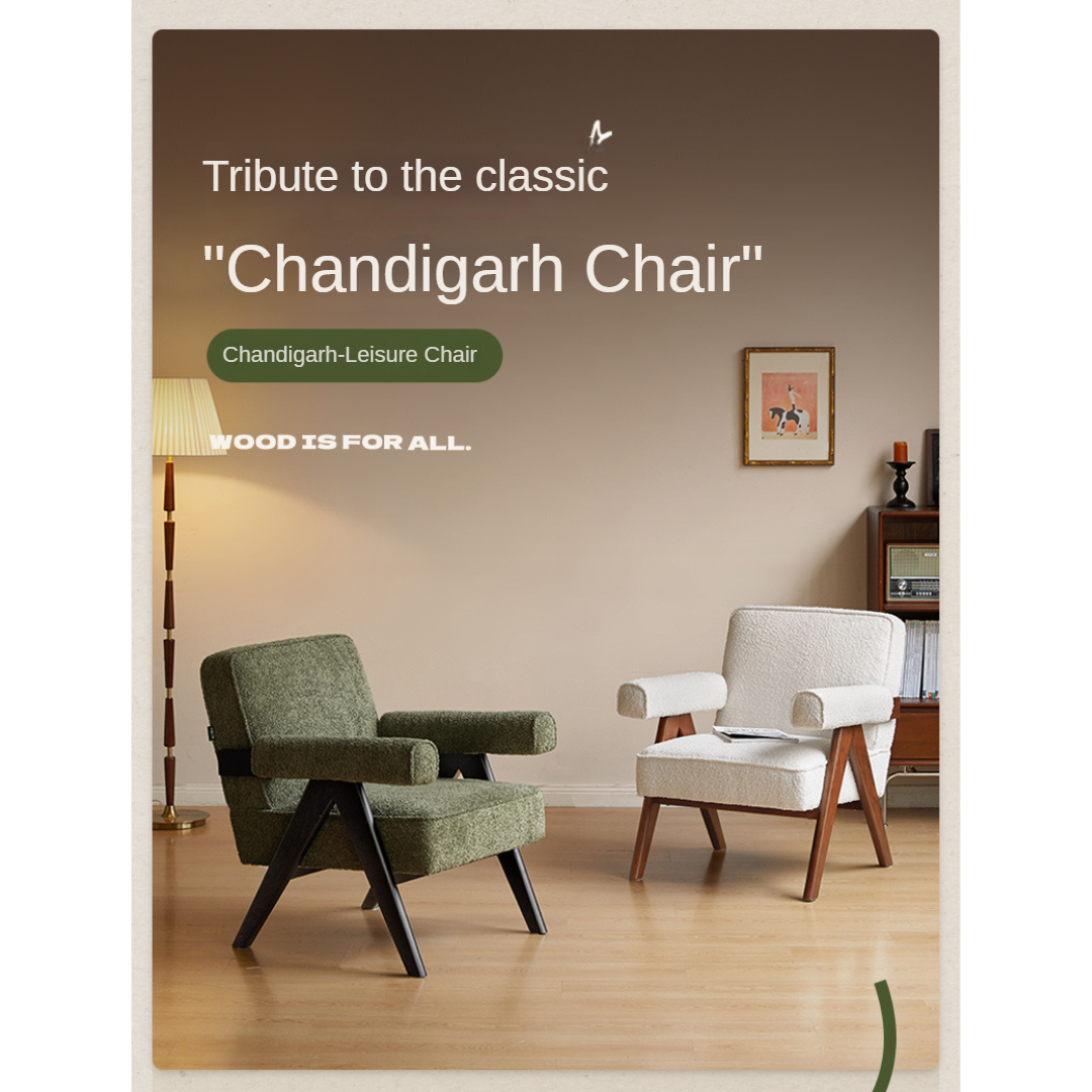 Beech, Oak Solid Wood Vintage Retro Chair