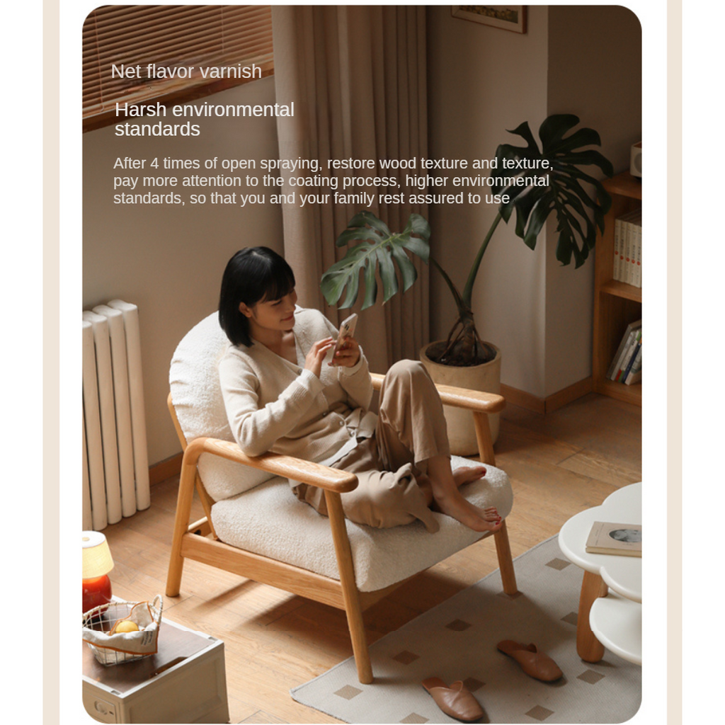 Oak Solid Wood Modern Simple Chair