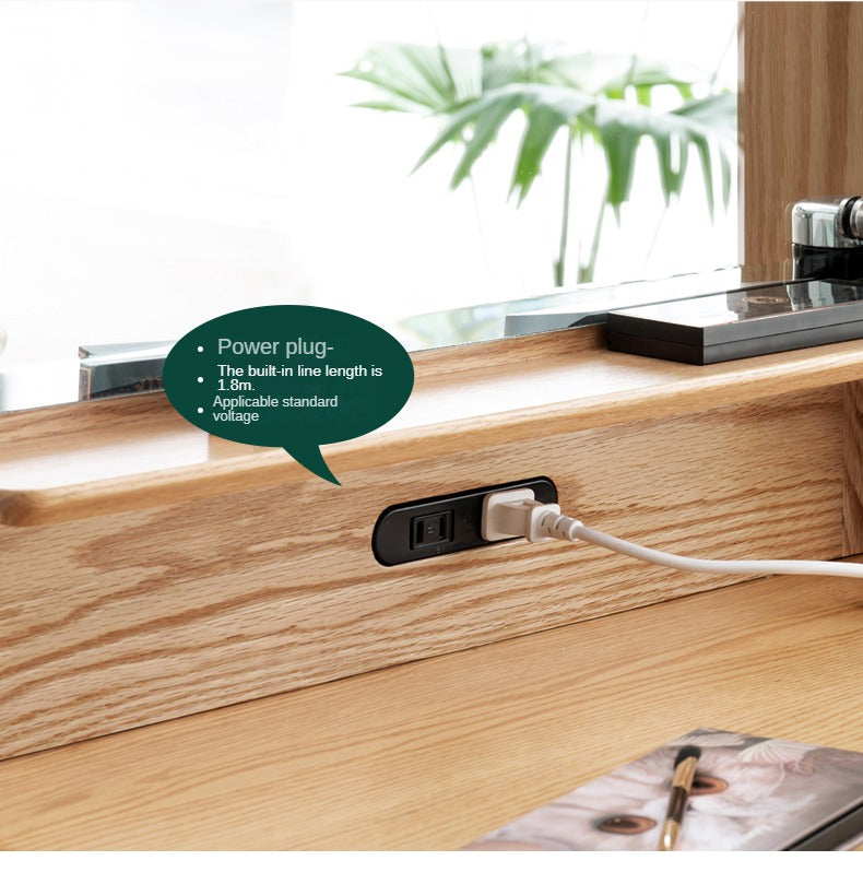 Oak solid wood Dressing Table Telescopic -USA