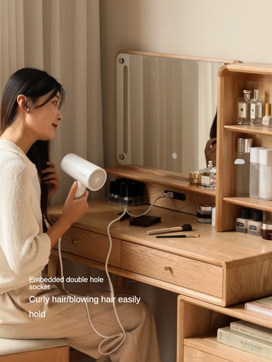 Oak solid wood Dressing Table Telescopic -USA