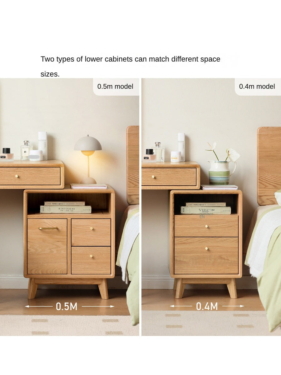 Oak solid wood Dressing Table Telescopic -USA